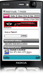 Mbilní web - banner