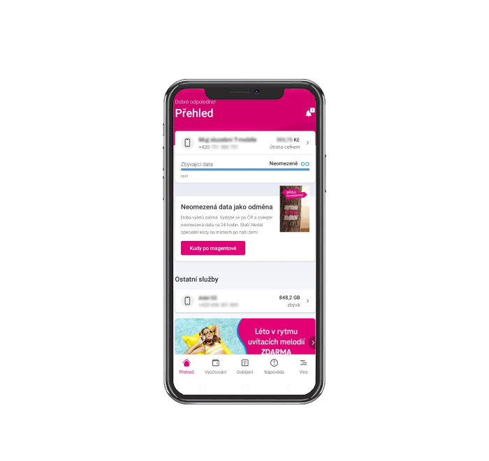 Přihlášení v mobilní aplikaci Přihlášení v mobilní aplikaci