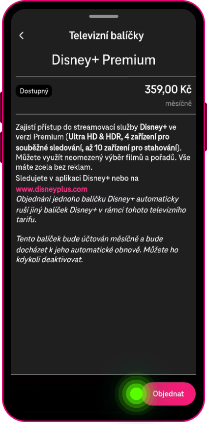 Disney+ k tarifům - T-Mobile
