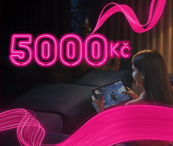 Fotografie produktu Pevný internet se slevou 5000 Kč.