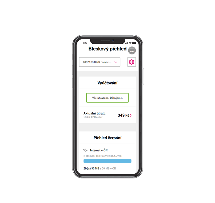 Přihlášení na mobilu Přihlášení na mobilu