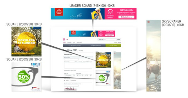bannery na webu T-Mobile